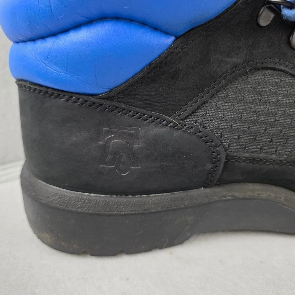 Timberland Philadelphia 76ers NBA Boots Black Blue Red Nubuck Mens TB0A2255
